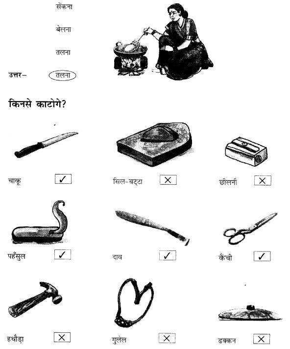 NCERT Solutions for Hindi: Chapter 7-रसोईघर
प्रश्न 2