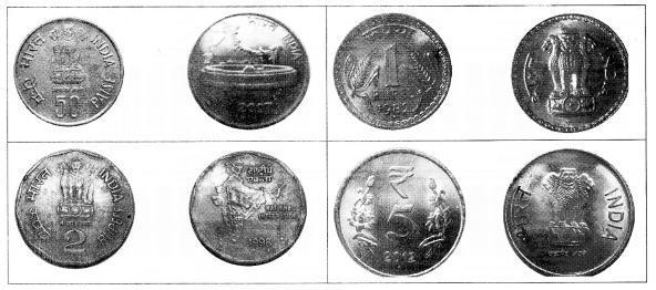 NCERT Solutions for Maths: Chapter 12-Money
Coins currently in use in India