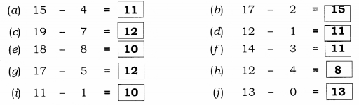 NCERT Solutions for Maths: Chapter 5-Numbers from Ten to Twenty 
Question 3