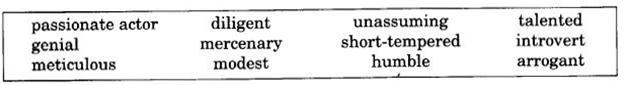 NCERT Solutions for 10th Class English Literature: Chapter 5-Patol Babu, Film Star Que. 4