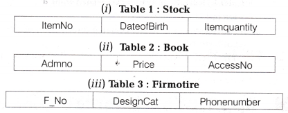 NCERT Solutions for 10th Class Foundation of Information Technology – Database Concepts