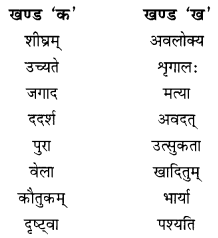 NCERT Solutions for Class 10 Sanskrit (Shemushi): Chapter 2- बुद्धिर्बलवती सदा Que. 6