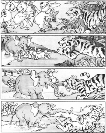 NCERT Solutions for English: Chapter 5-Funny Bunny
Picture Story
Question 1.