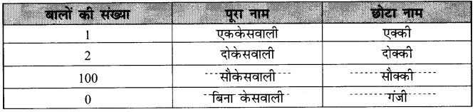 NCERT Solutions for Hindi: Chapter 15-एक्की-दोक्की
प्रश्न 7
