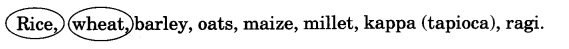 NCERT Solutions for 3rd Class Environmental Studies: Chapter 6-Foods We Eat Que. 12