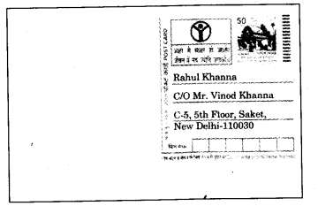 NCERT Solutions for 3rd Class Environmental Studies: Chapter 17-Here Comes a Letter Que. 6