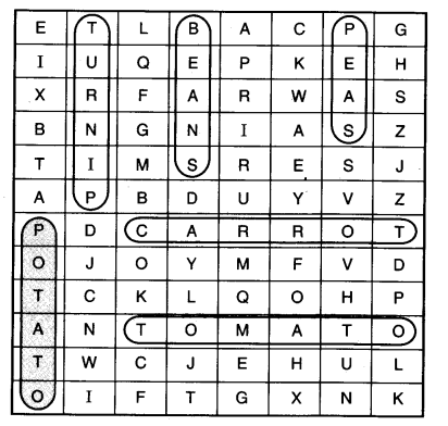 NCERT Solutions for 3rd Class English: Chapter 3-The Enormous Turnip
Talk Time
(ii)
