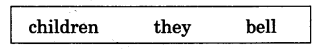 NCERT Solutions for 3rd Class English: Chapter 8-My Silly Sister
Word Building
(3)