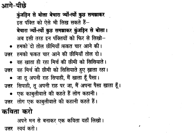 NCERT Solutions for Class 3rd  Hindi: Chapter 13-मिर्च का मज़ा
