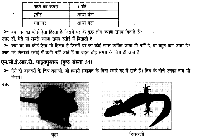 NCERT Solutions for Class 3rd Environmental Science –(पर्यावरण अध्ययन): Chapter 5-छोटू का घर