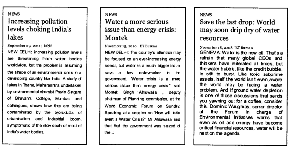 NCERT Solutions for 4th Class Environmental Studies Chapter 18-Too Much Water Too Little Water
