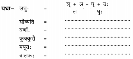 NCERT Solutions for Class 6th Sanskrit: Chapter 1-शब्द परिचयः 1