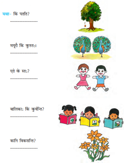 NCERT Solutions for Class 6th Sanskrit: Chapter 3-शब्द परिचयः 3