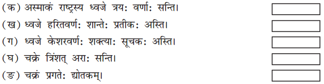 NCERT Solutions for Class 7th Sanskrit: Chapter 8-त्रिवर्णः ध्वजः