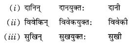 NCERT Solutions for Class 10 Sanskrit Grammar: खण्डः ‘ग’ (अनुप्रयुक्त-व्याकरणम्)-प्रत्ययाः