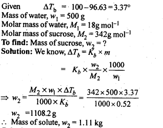 NCERT Solutions for 12th Class Chemistry: Chapter 2-Solutions Ex.2.10