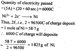 NCERT Solutions for 12th Class Chemistry: Chapter 3-Electrochemistry Ex.3.15