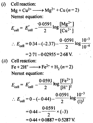 NCERT Solutions for 12th Class Chemistry: Chapter 3-Electrochemistry Ex.3.5