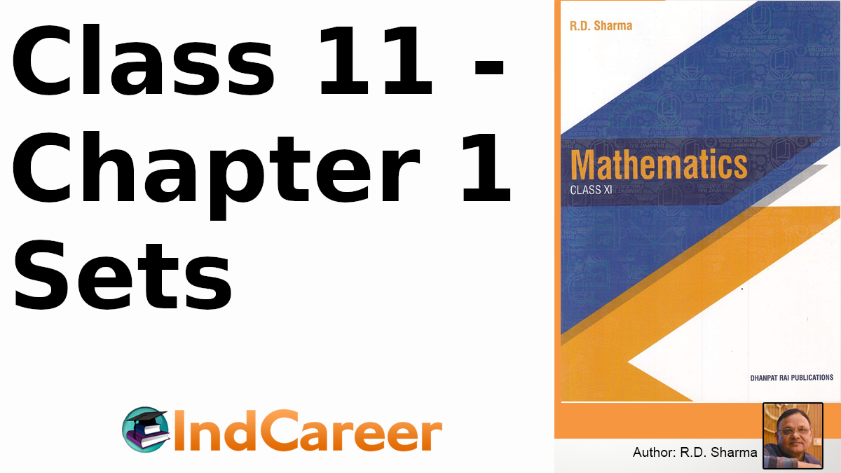 RD Sharma Solutions for Class 11 Maths Chapter 1–Sets