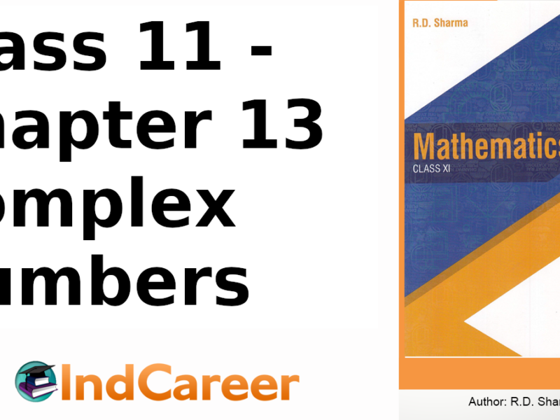 RD Sharma Solutions for Class 11 Maths Chapter 13–Complex Numbers