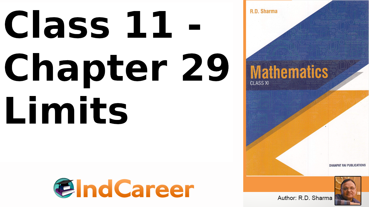 RD Sharma Solutions for Class 11 Maths Chapter 29–Limits