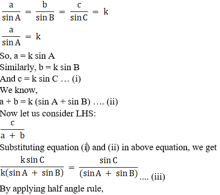 RD Sharma Solutions for Class 11 Maths Chapter 10 – Sine and Cosine Formulae and their Applications image - 18