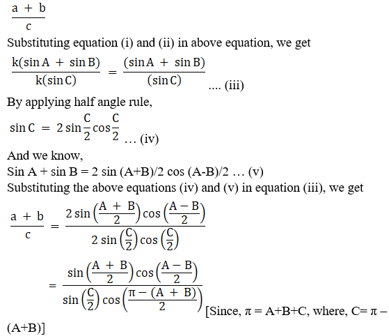RD Sharma Solutions for Class 11 Maths Chapter 10 – Sine and Cosine Formulae and their Applications image - 24