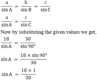 RD Sharma Solutions for Class 11 Maths Chapter 10 – Sine and Cosine Formulae and their Applications image - 3