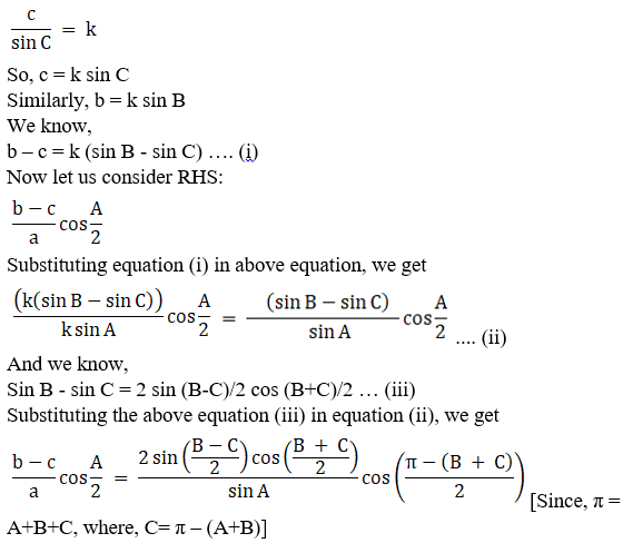 RD Sharma Solutions for Class 11 Maths Chapter 10 – Sine and Cosine Formulae and their Applications image - 27