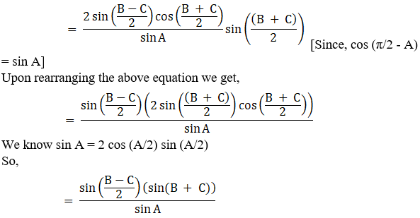 RD Sharma Solutions for Class 11 Maths Chapter 10 – Sine and Cosine Formulae and their Applications image - 28