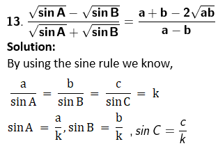 RD Sharma Solutions for Class 11 Maths Chapter 10 – Sine and Cosine Formulae and their Applications image - 34