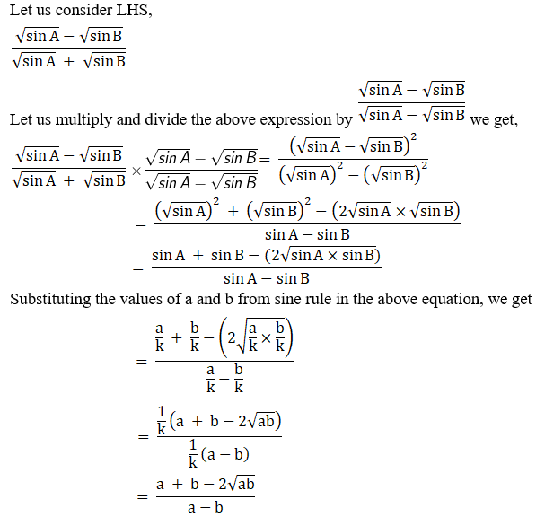 RD Sharma Solutions for Class 11 Maths Chapter 10 – Sine and Cosine Formulae and their Applications image - 35