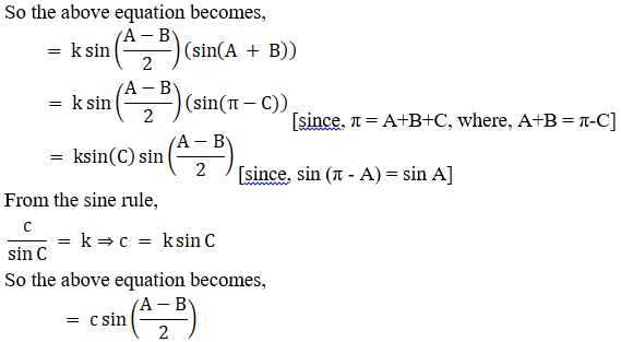 RD Sharma Solutions for Class 11 Maths Chapter 10 – Sine and Cosine Formulae and their Applications image - 10