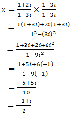RD Sharma Solutions for Class 11 Maths Chapter 13 – Complex Numbers