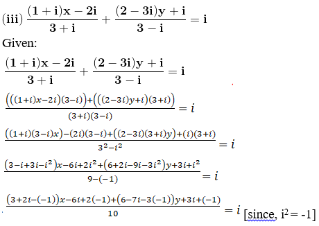 RD Sharma Solutions for Class 11 Maths Chapter 13 – Complex Numbers