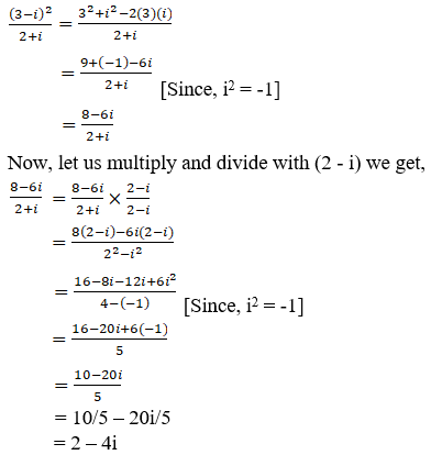 RD Sharma Solutions for Class 11 Maths Chapter 13 – Complex Numbers