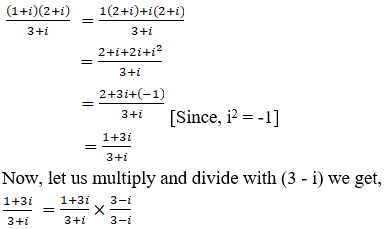 RD Sharma Solutions for Class 11 Maths Chapter 13 – Complex Numbers