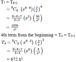 RD Sharma Solutions for Class 11 Maths Chapter 18 – Binomial Theorem