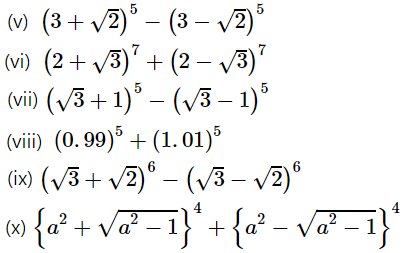 RD Sharma Solutions for Class 11 Maths Chapter 18 – Binomial Theorem