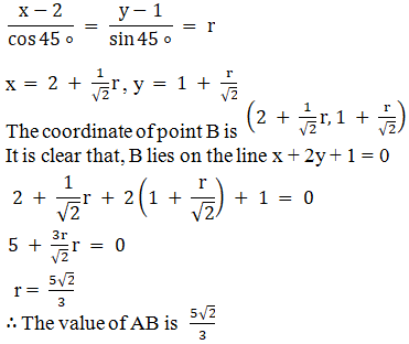 RD Sharma Solutions for Class 11 Maths Chapter 23 – The Straight Lines