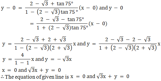 RD Sharma Solutions for Class 11 Maths Chapter 23 – The Straight Lines