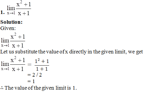 RD Sharma Solutions for Class 11 Maths Chapter 29 – Limits