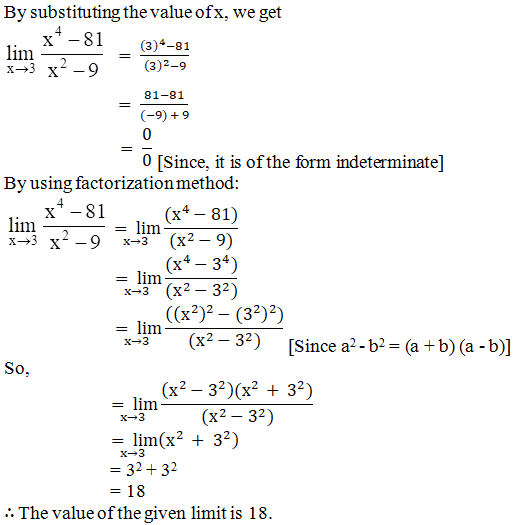 RD Sharma Solutions for Class 11 Maths Chapter 29 – Limits