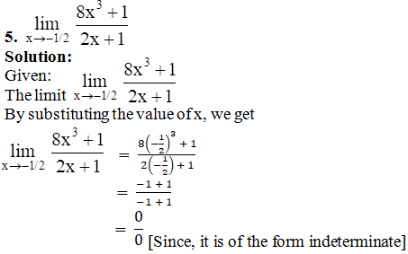 RD Sharma Solutions for Class 11 Maths Chapter 29 – Limits