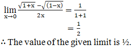 RD Sharma Solutions for Class 11 Maths Chapter 29 – Limits