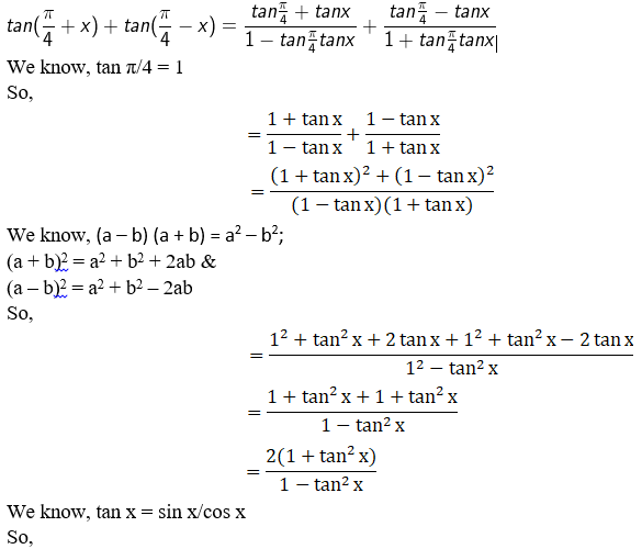 RD Sharma Solutions for Class 11 Maths Chapter 9 – Values of Trigonometric Functions at Multiples and Submultiples of an Angle image - 13