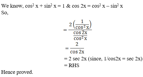 RD Sharma Solutions for Class 11 Maths Chapter 9 – Values of Trigonometric Functions at Multiples and Submultiples of an Angle image - 15