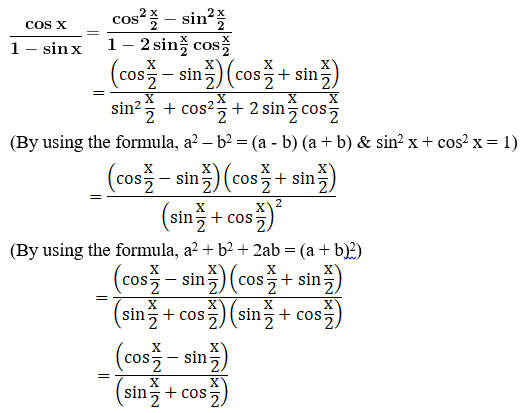 RD Sharma Solutions for Class 11 Maths Chapter 9 – Values of Trigonometric Functions at Multiples and Submultiples of an Angle image - 7