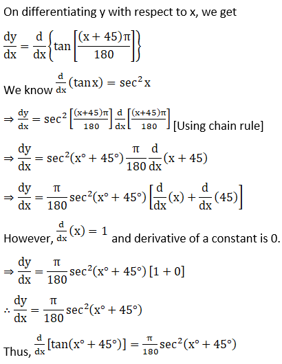 RD Sharma Solutions for Class 12 Maths Chapter 11 Diffrentiation