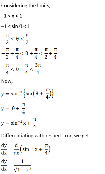 RD Sharma Solutions for Class 12 Maths Chapter 11 Diffrentiation